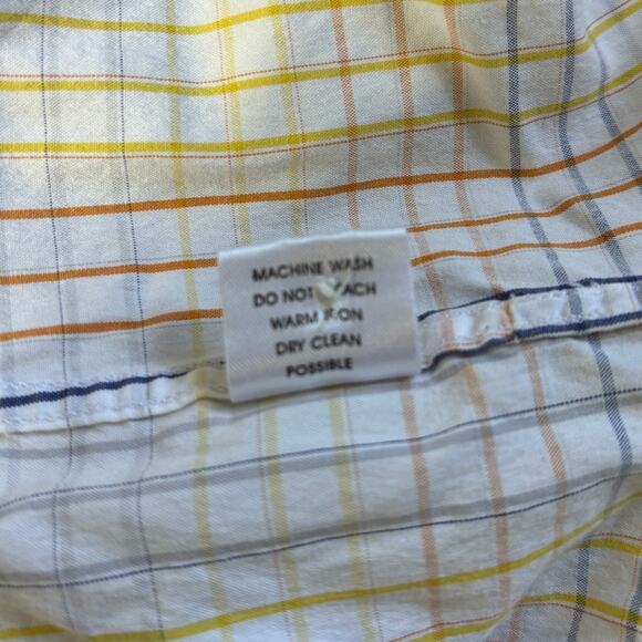 Giffini Men's Plaid Short Sleeve Button-Down Shirt Size Large - Casual - Picture 5 of 10